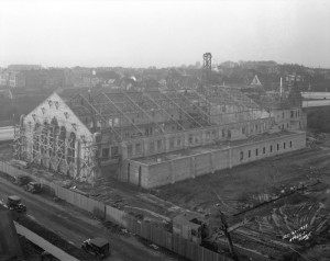Vancouver Armories Under construction, 1935